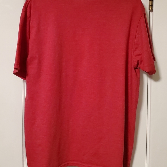 Star Wars Millennium Falcon Schematics T-Shirt Red Large YT Freighter - Picture 2 of 4